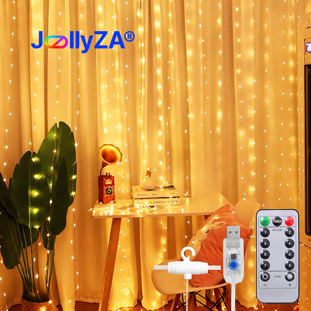 USB LED Warm White Curtain Light