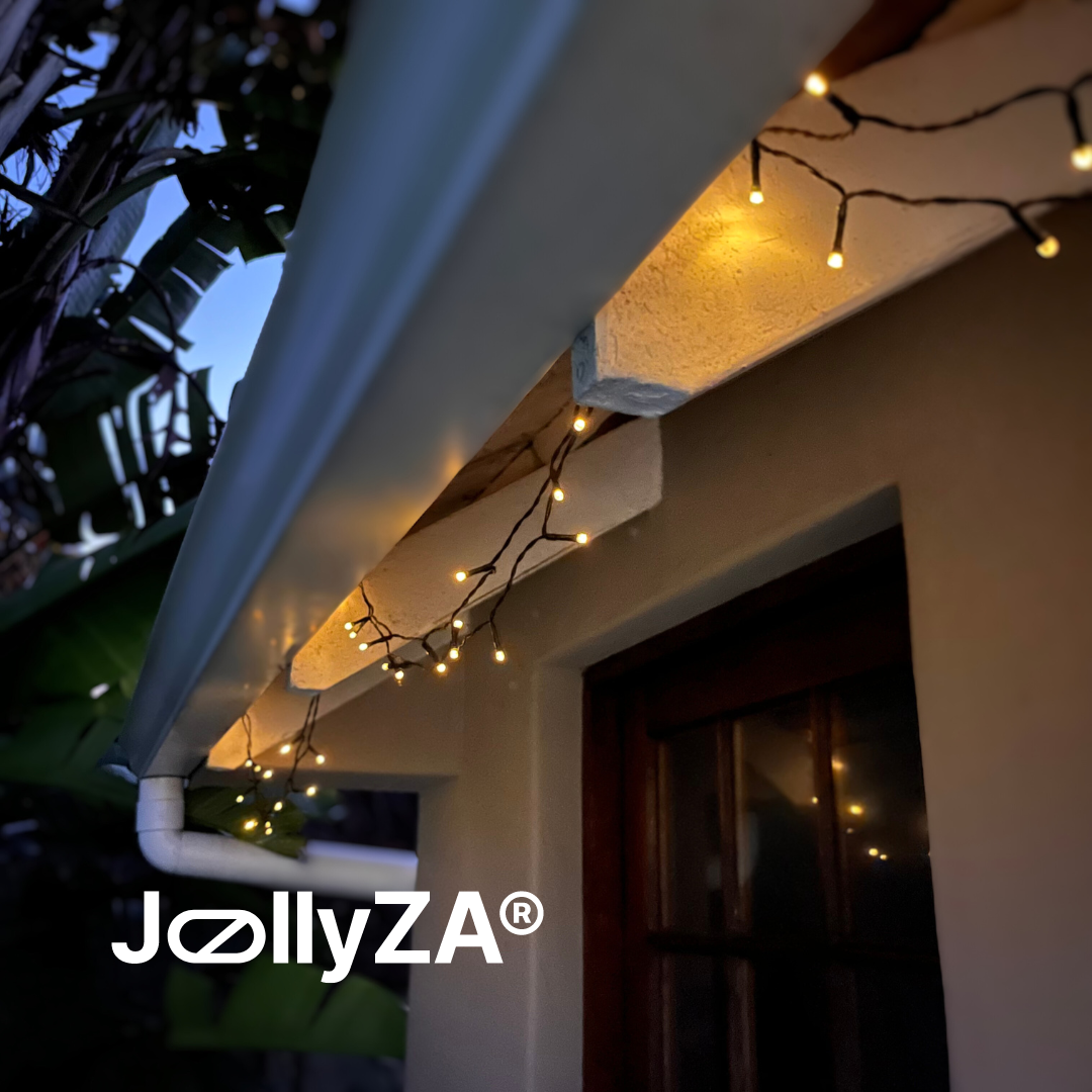 10M Solar Outdoor String Lights (Warm White)