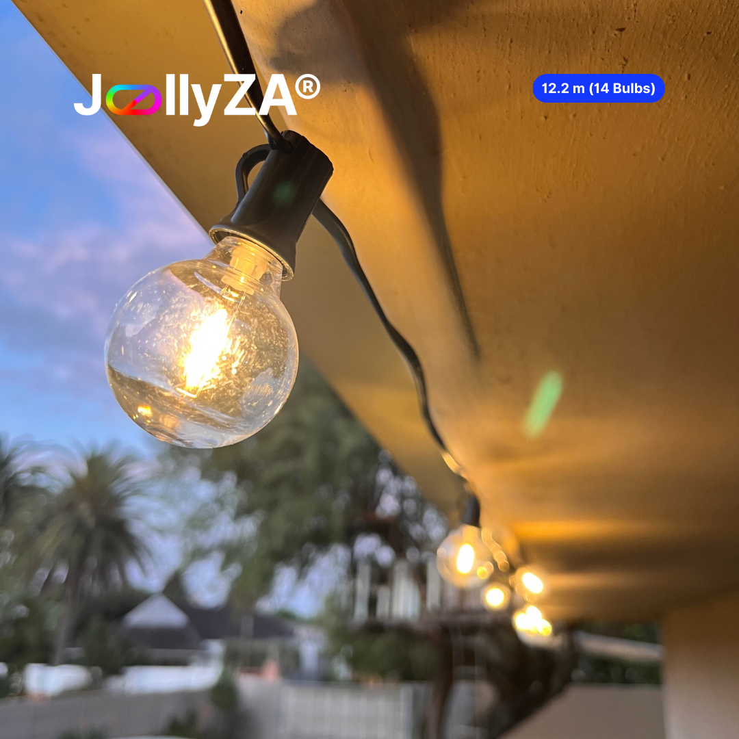 12.2m Solar Bulb Outdoor String Lights