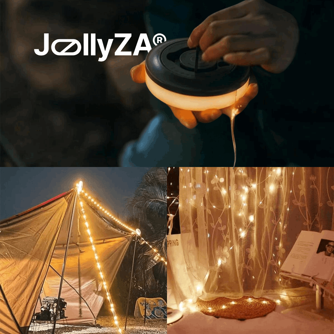 2-in-1 Rechargeable Camping String Light (10M)