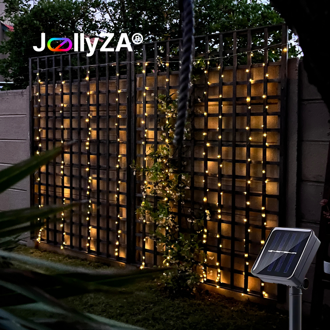 3m x 3m Solar Curtain Fairy String Lights