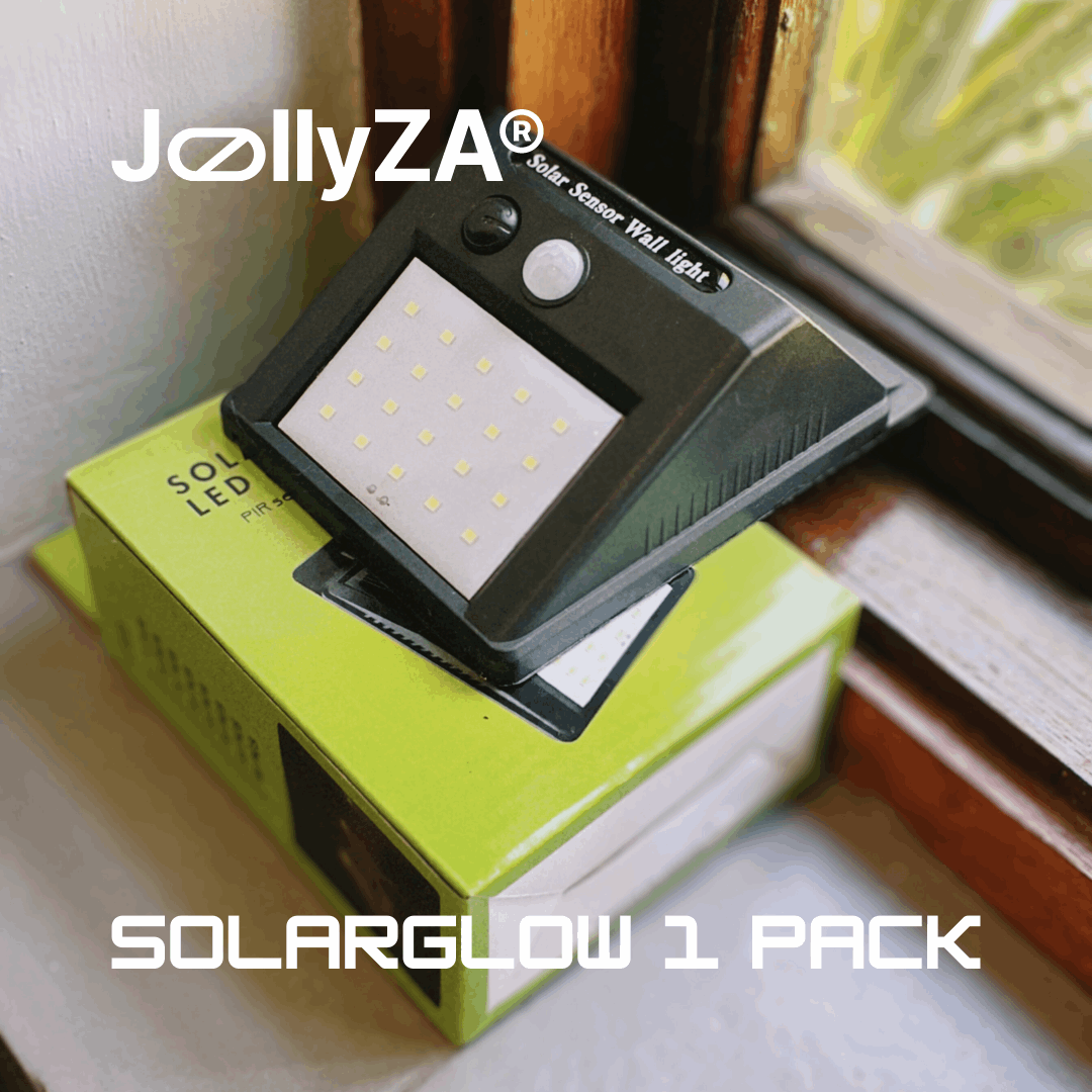 SolarGlow Solar LED Wall Light