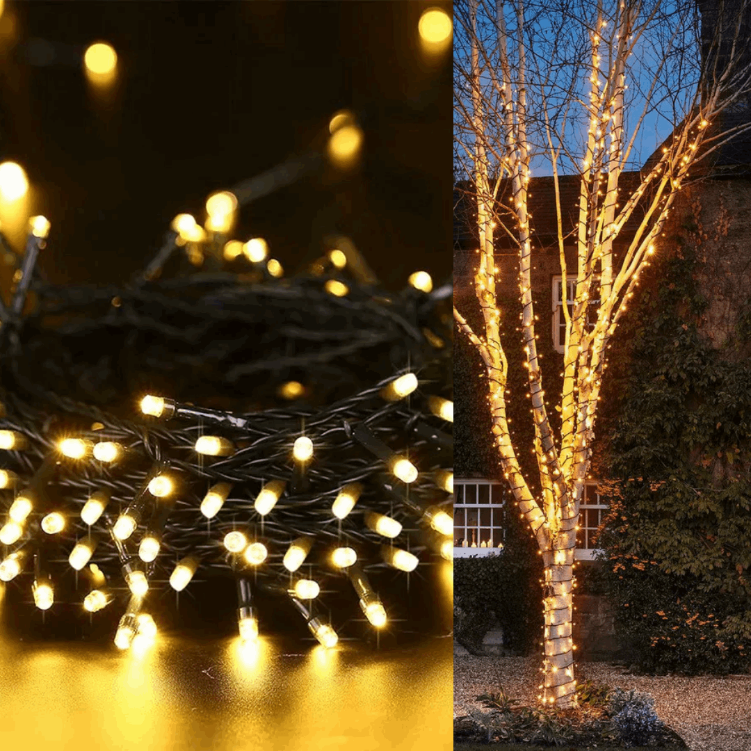 10M Solar String Lights (Warm White)